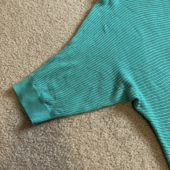 Express Top Blouse Women Size Medium Light Turquoise Green - Picture 5 of 7